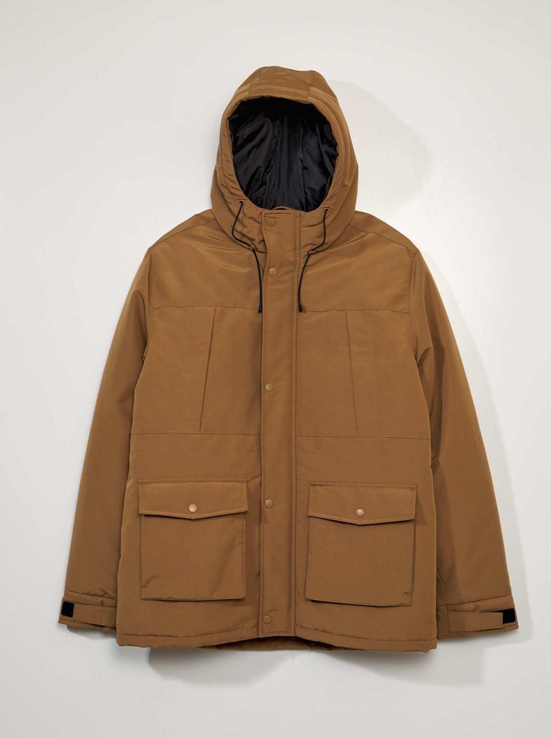 Parka chaude à capuche Beige - Kiabi