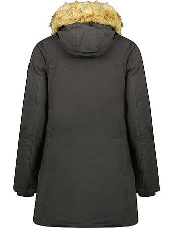 Parka cintrée à capuche fausse fourrure dinastipeak – canadian peak