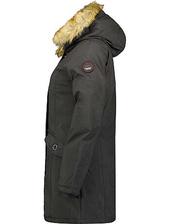 Parka cintrée à capuche fausse fourrure dinastipeak – canadian peak