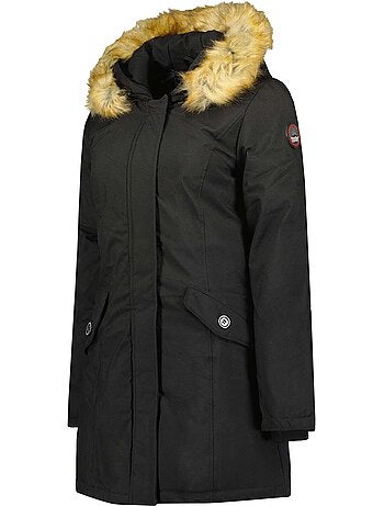 Parka cintrée à capuche fausse fourrure dinastipeak – canadian peak