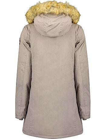 Parka cintrée à capuche fausse fourrure dinastipeak – canadian peak