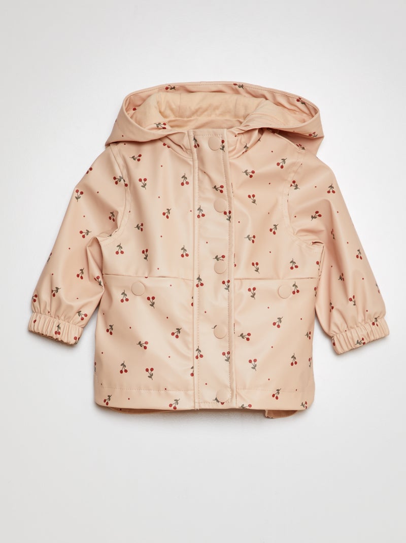 Parka ciré à capuche Beige - Kiabi