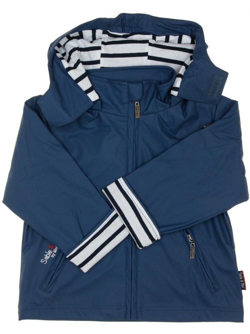 Parka ciré fille win's junior Bleu - Kiabi