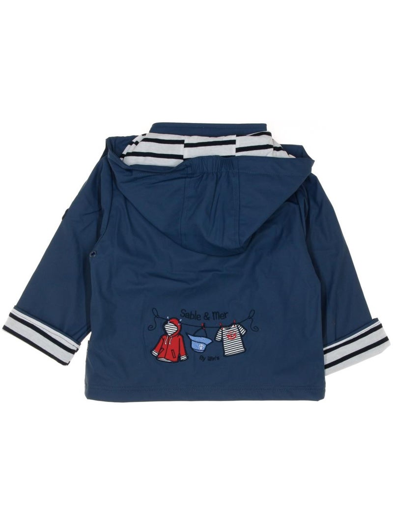 Parka ciré fille win's junior Bleu - Kiabi