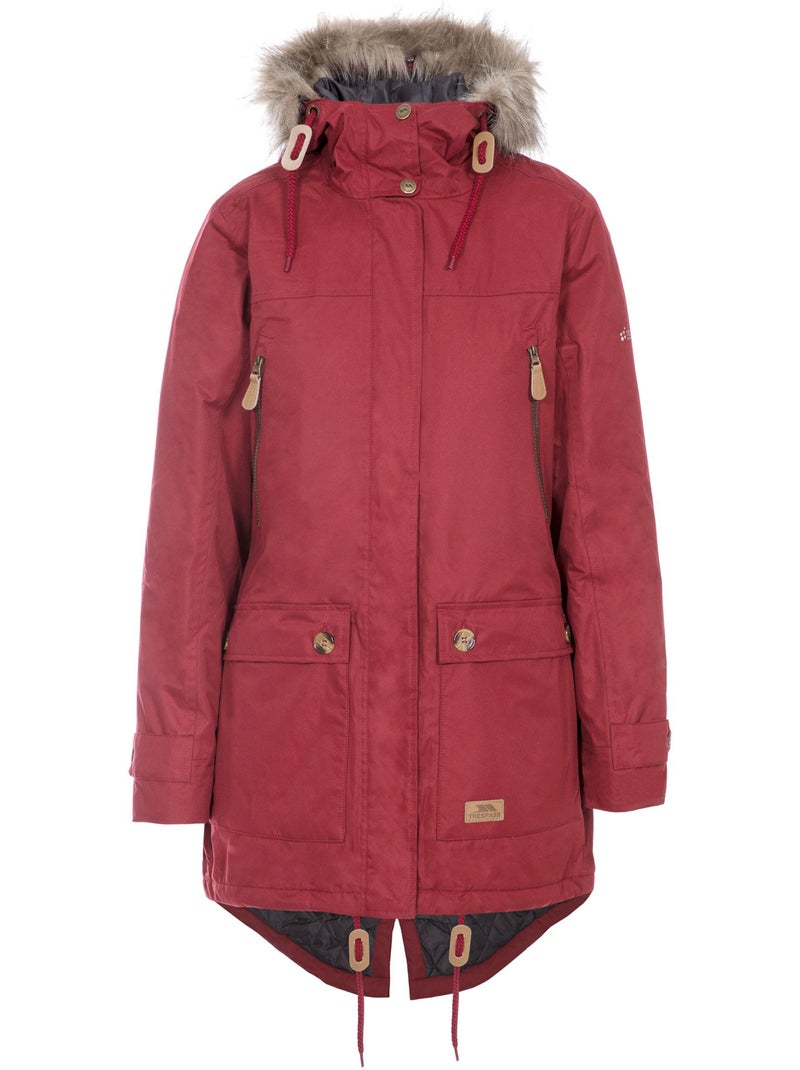 Parka clea - trespass Bordeaux - Kiabi