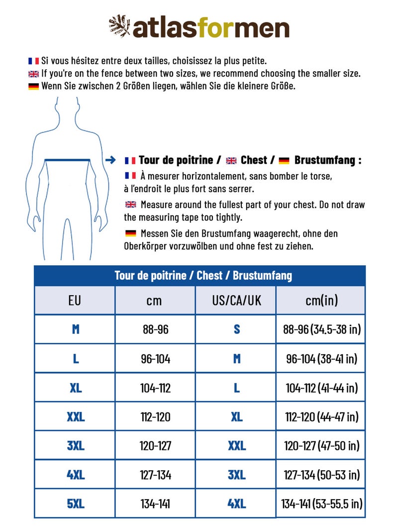 Parka Coupe-Vent  - ATLAS FOR MEN Bleu marine - Kiabi