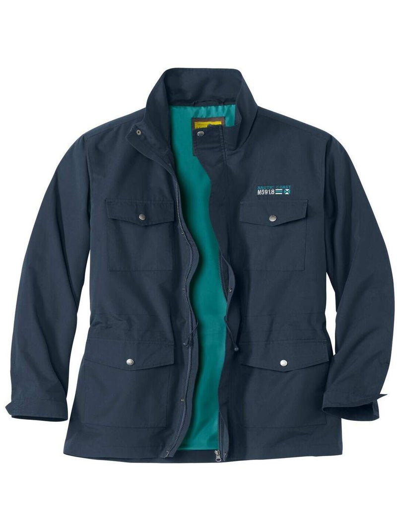 Parka Coupe-Vent Multipoche   - ATLAS FOR MEN Bleu marine - Kiabi