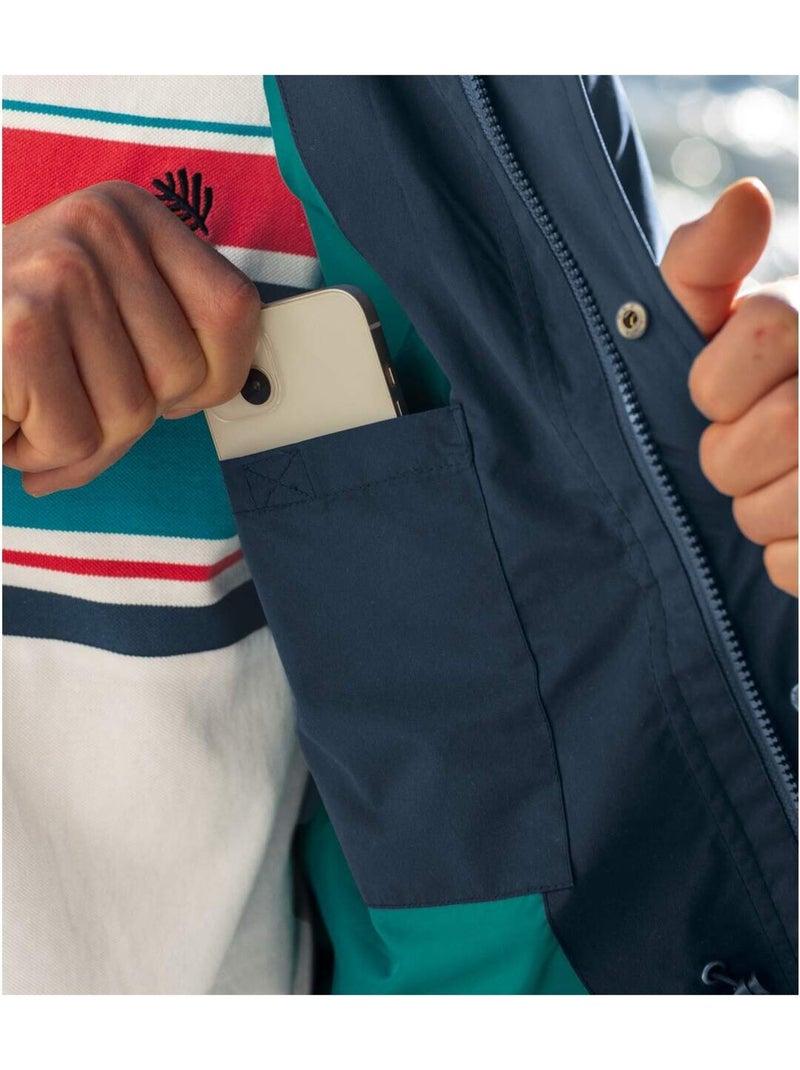 Parka Coupe-Vent Multipoche   - ATLAS FOR MEN Bleu marine - Kiabi