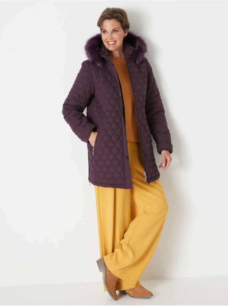 Parka courte - DAXON Violet aubergine - Kiabi