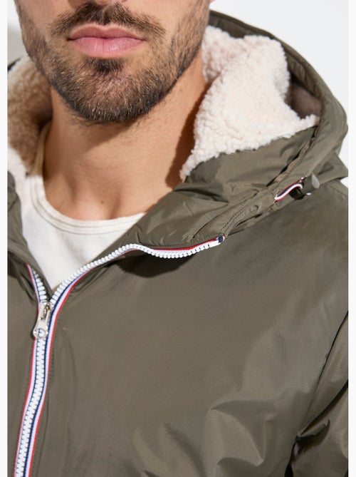 Parka courte chaude fourrée déperlante - AFIBEL - Kiabi