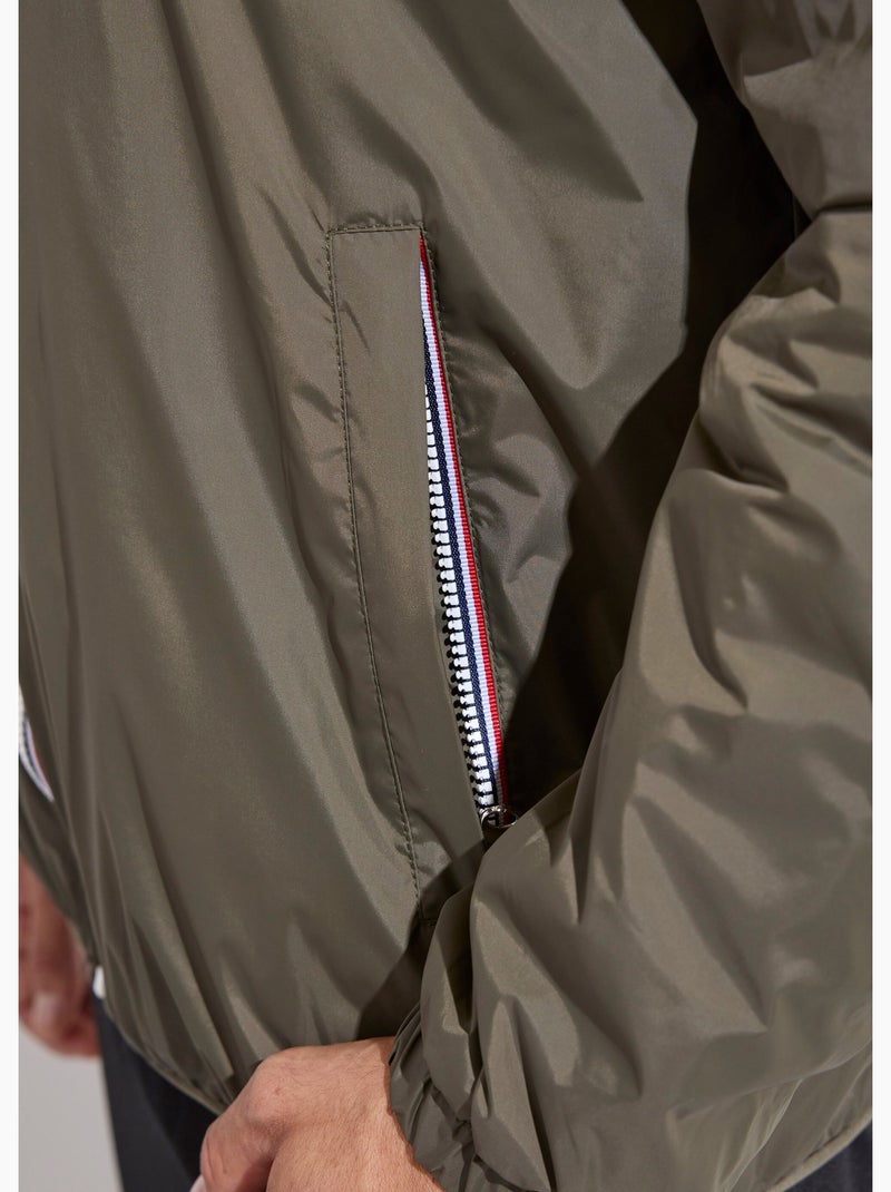 Parka courte chaude fourrée déperlante - AFIBEL Vert kaki - Kiabi