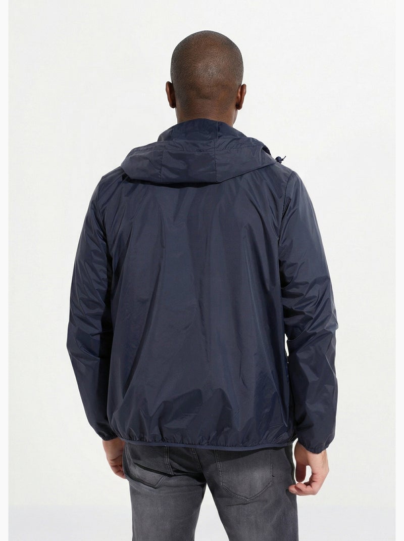 Parka courte déperlante tendance - AFIBEL Bleu marine - Kiabi