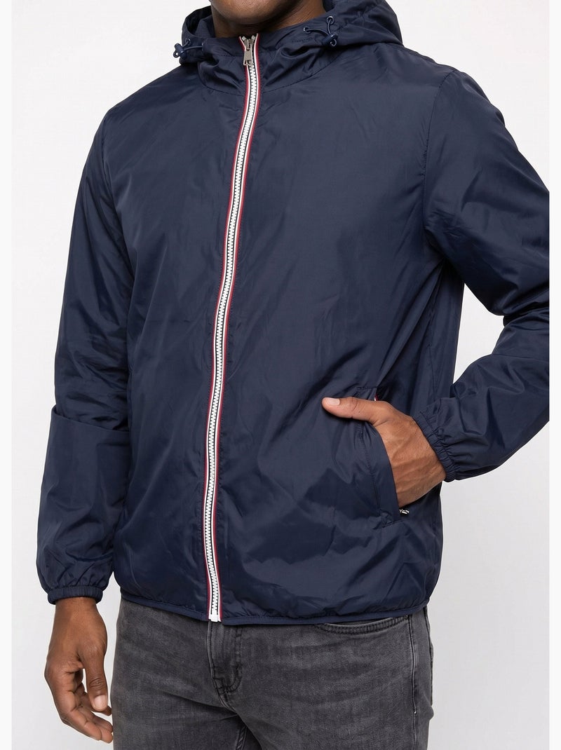 Parka courte déperlante tendance - AFIBEL Bleu marine - Kiabi