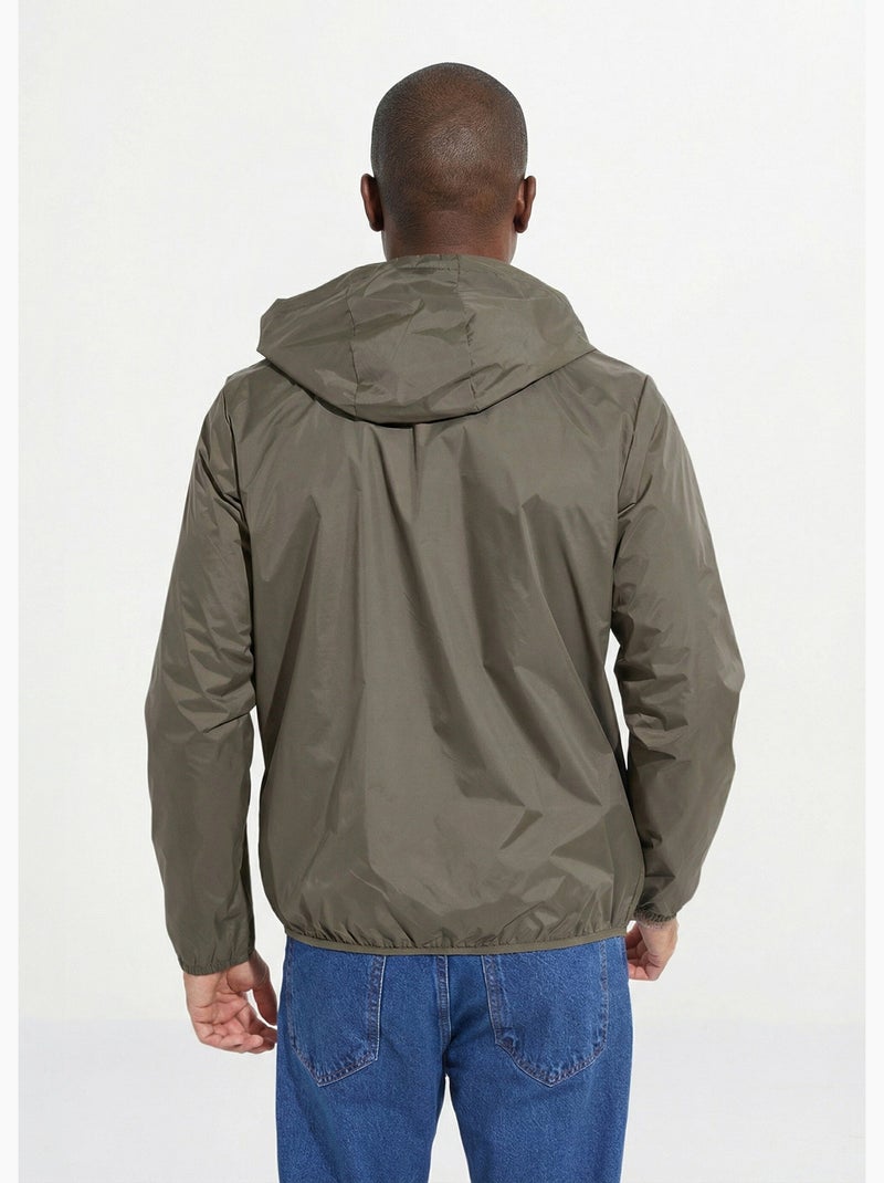 Parka courte déperlante tendance - AFIBEL Kaki - Kiabi