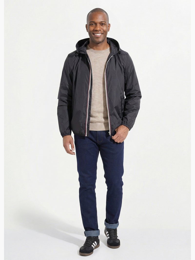 Parka courte déperlante tendance - AFIBEL Noir - Kiabi