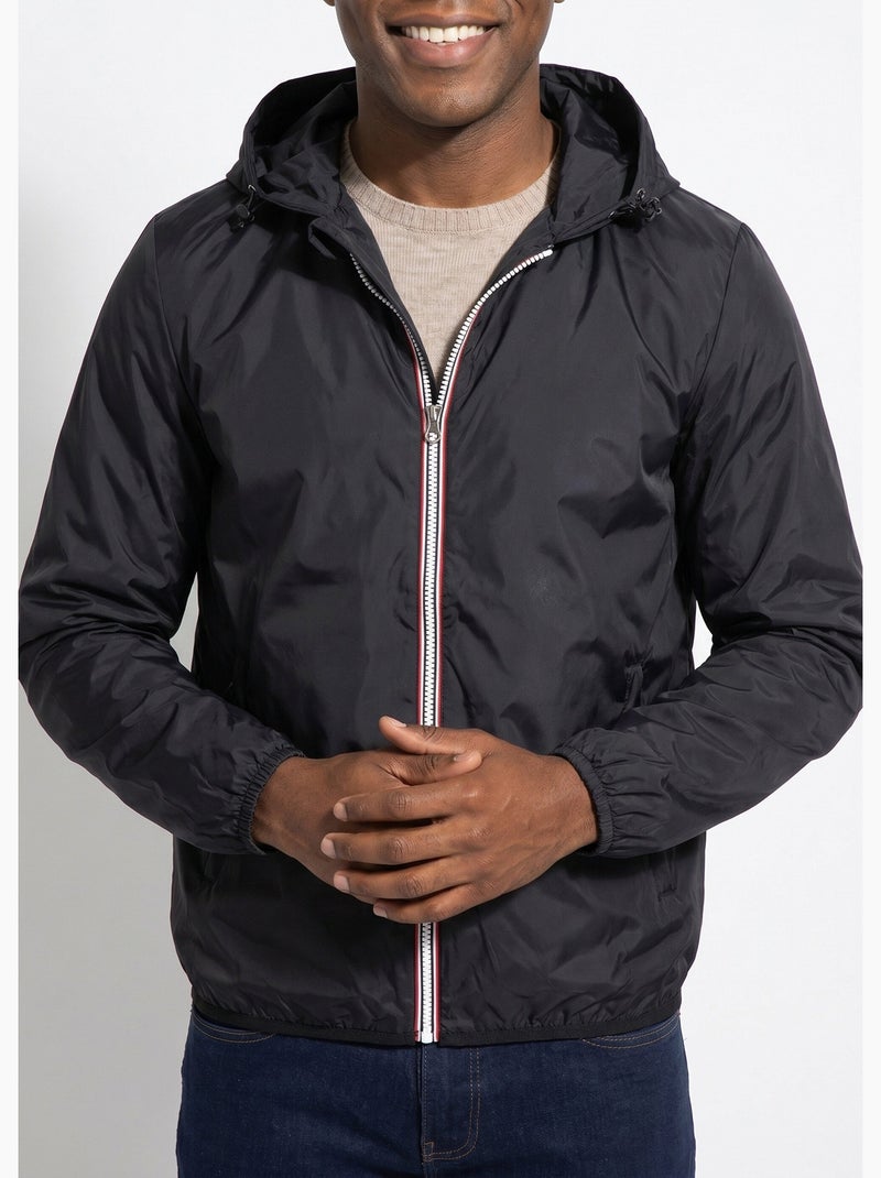 Parka courte déperlante tendance - AFIBEL Noir - Kiabi