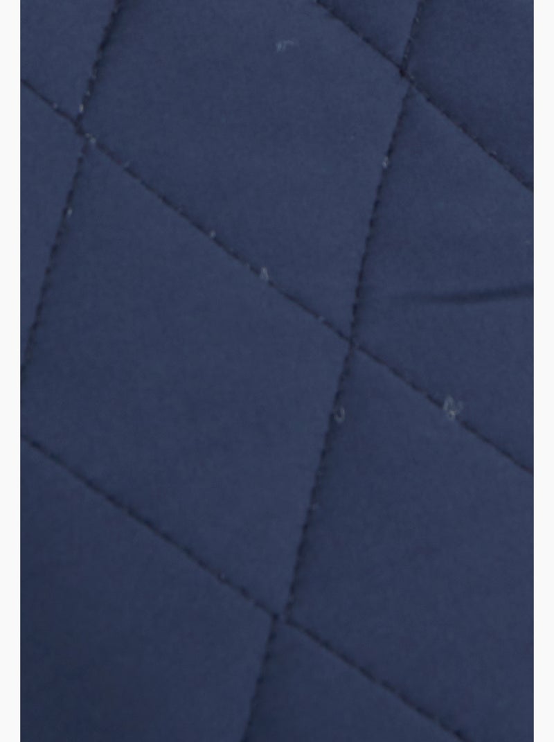 Parka courte matelassée - Damart Bleu - Kiabi