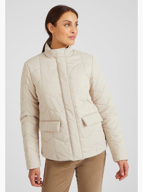 Parka courte matelassée à capuche - Damart - Kiabi