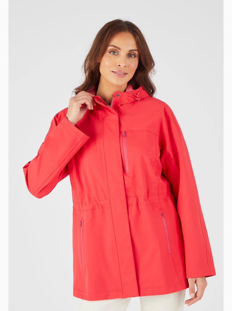 Parka courte RainProtect by Damart - Damart Rouge - Kiabi