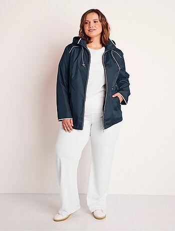 Parka courte zippée