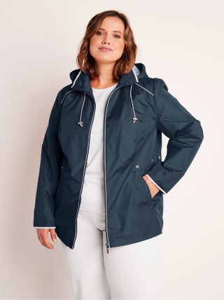 Parka courte zippée