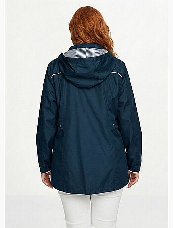 Parka courte zippée légère avec capuche - Afibel