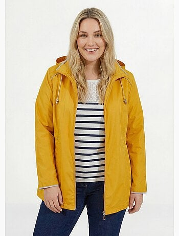 Parka courte zippée légère avec capuche - Afibel