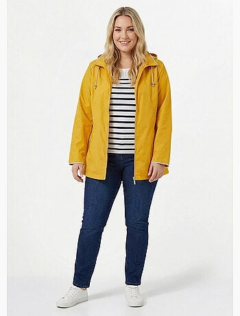 Parka courte zippée légère avec capuche - Afibel