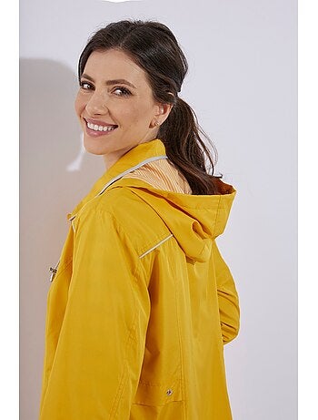 Parka courte zippée légère avec capuche - Afibel