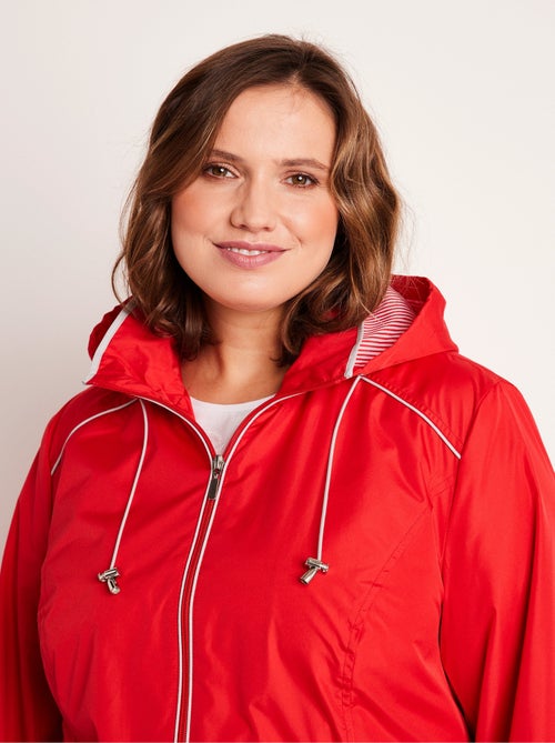 Parka courte zippée légère avec capuche - Afibel - Kiabi
