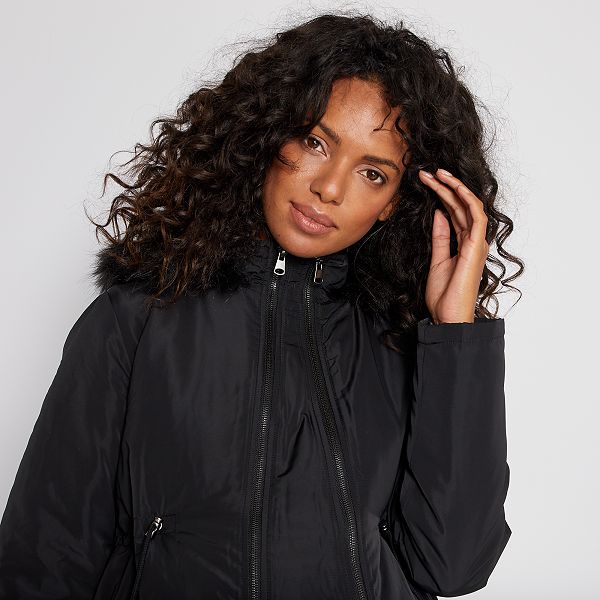 Parka de maternité 2 en 1 Vêtement de grossesse - noir ...