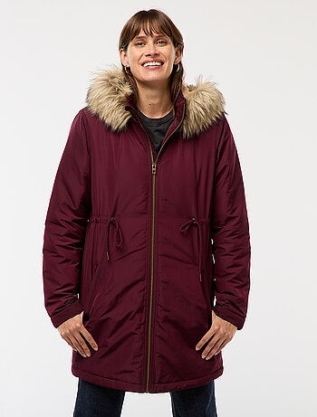 Parka de maternité avec détail de portage