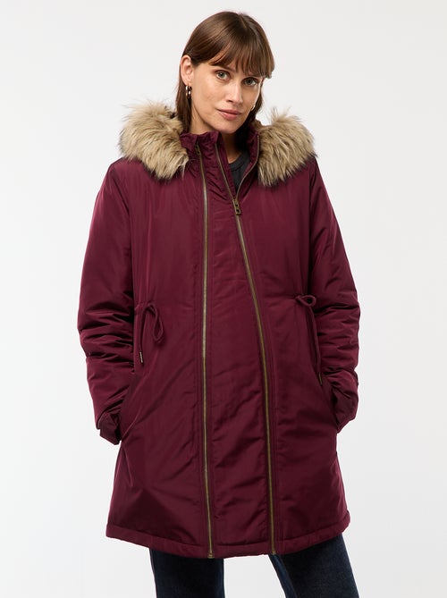 Parka de maternité avec détail de portage - Kiabi Parka de maternité avec détail de portage - Kiabi