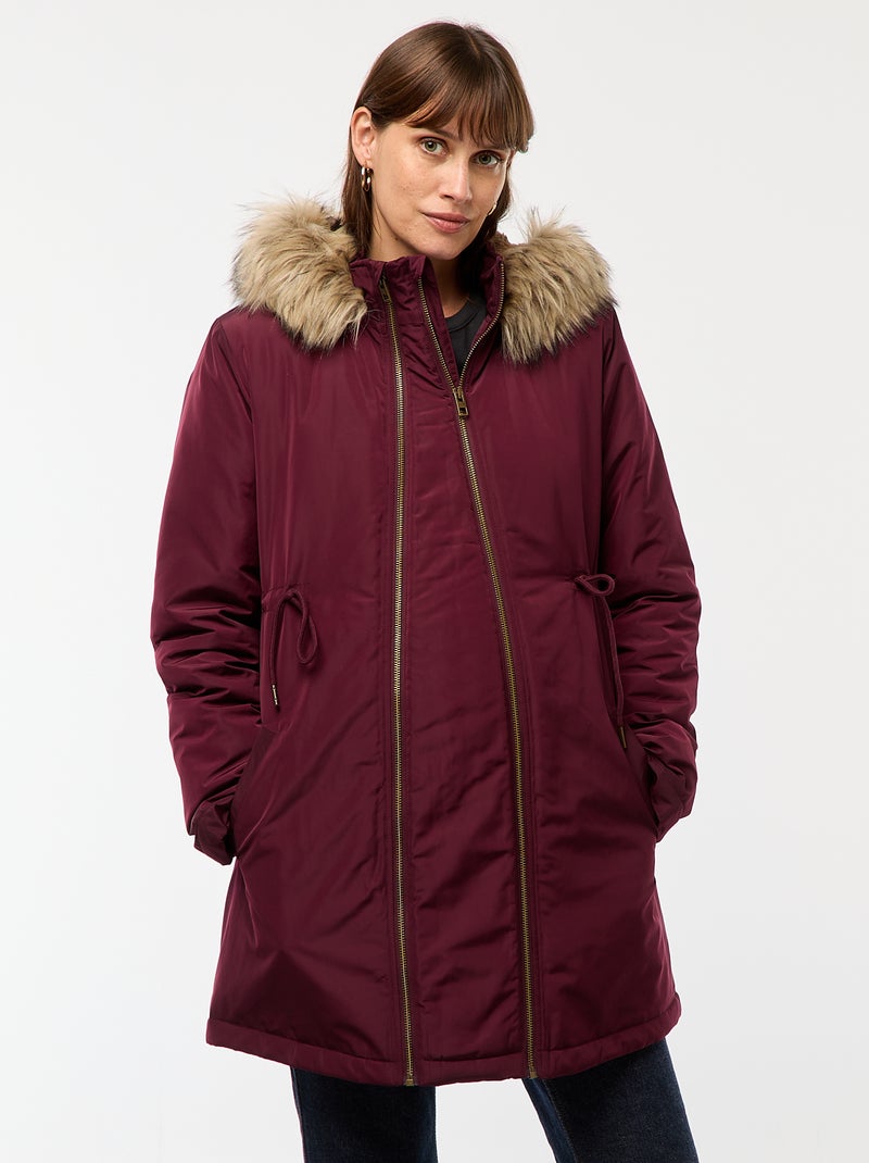 Parka de maternité avec détail de portage