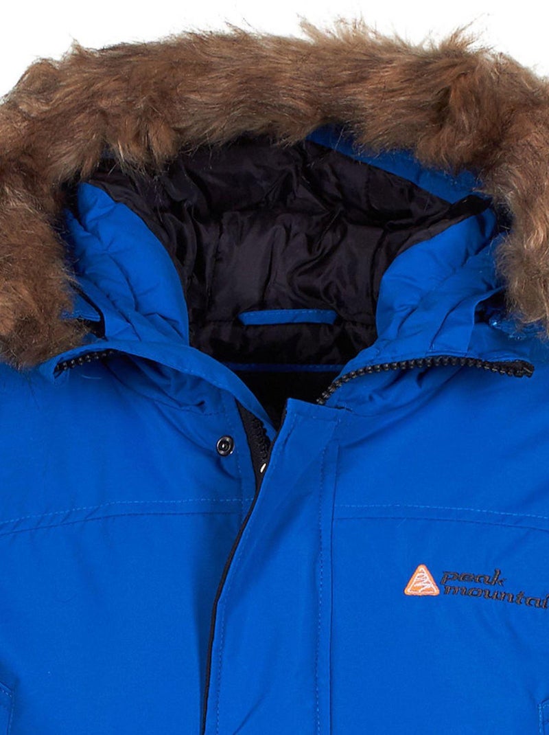 Parka de ski   CAPEAK - PEAK MOUNTAIN Bleu - Kiabi