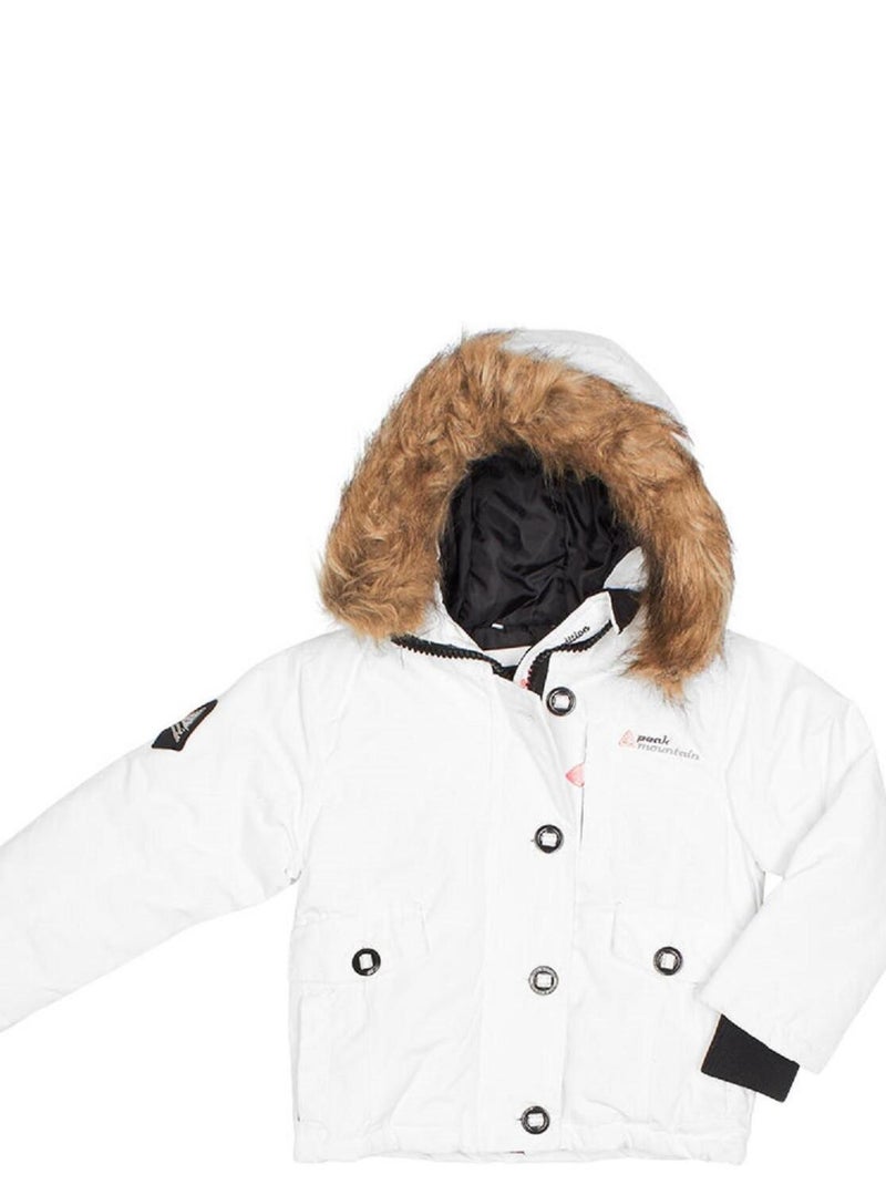 Parka de ski fille FALAVA - PEAK MOUNTAIN Blanc - Kiabi