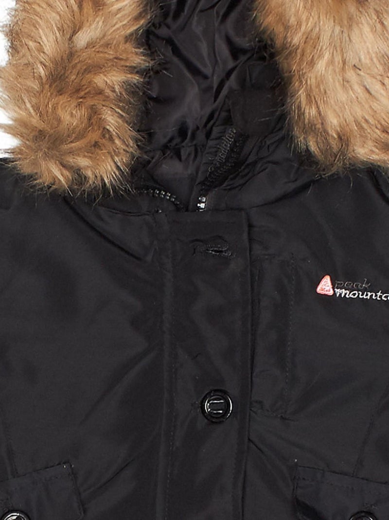 Parka de ski fille FALAVA - PEAK MOUNTAIN Noir Noir - Kiabi