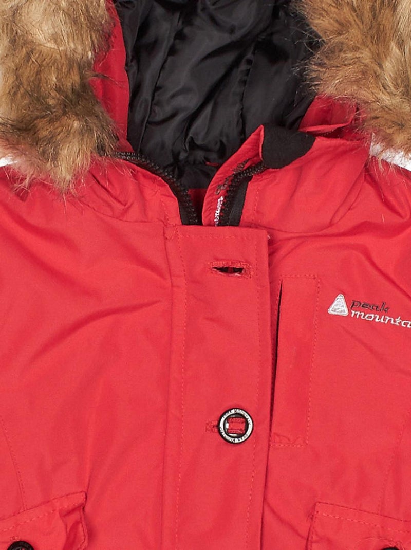 Parka de ski fille FALAVA - PEAK MOUNTAIN Rouge - Kiabi