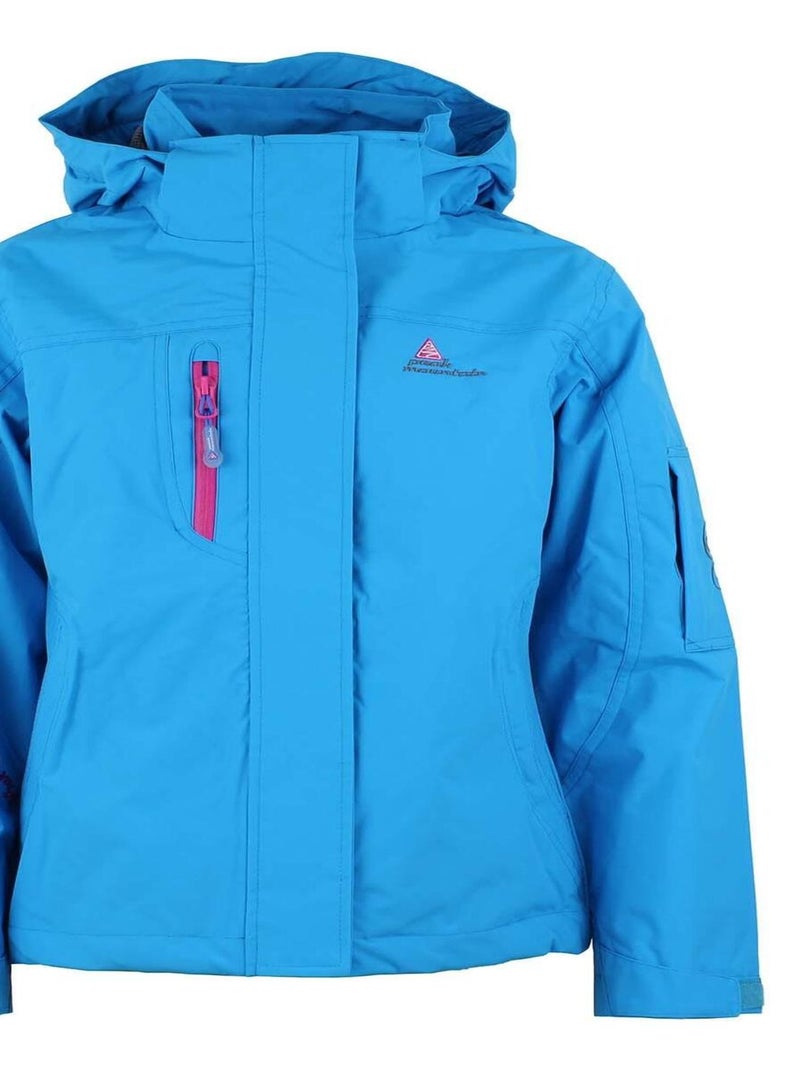 Parka de ski fille GALANI - PEAK MOUNTAIN Bleu turquoise - Kiabi