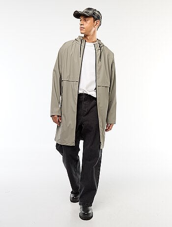 Parka déferlante longue à capuche