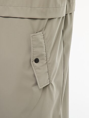 Parka déferlante longue à capuche