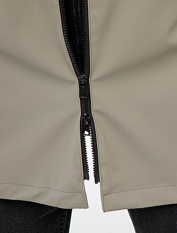 Parka déferlante longue à capuche