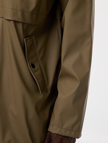 Parka déferlante longue à capuche