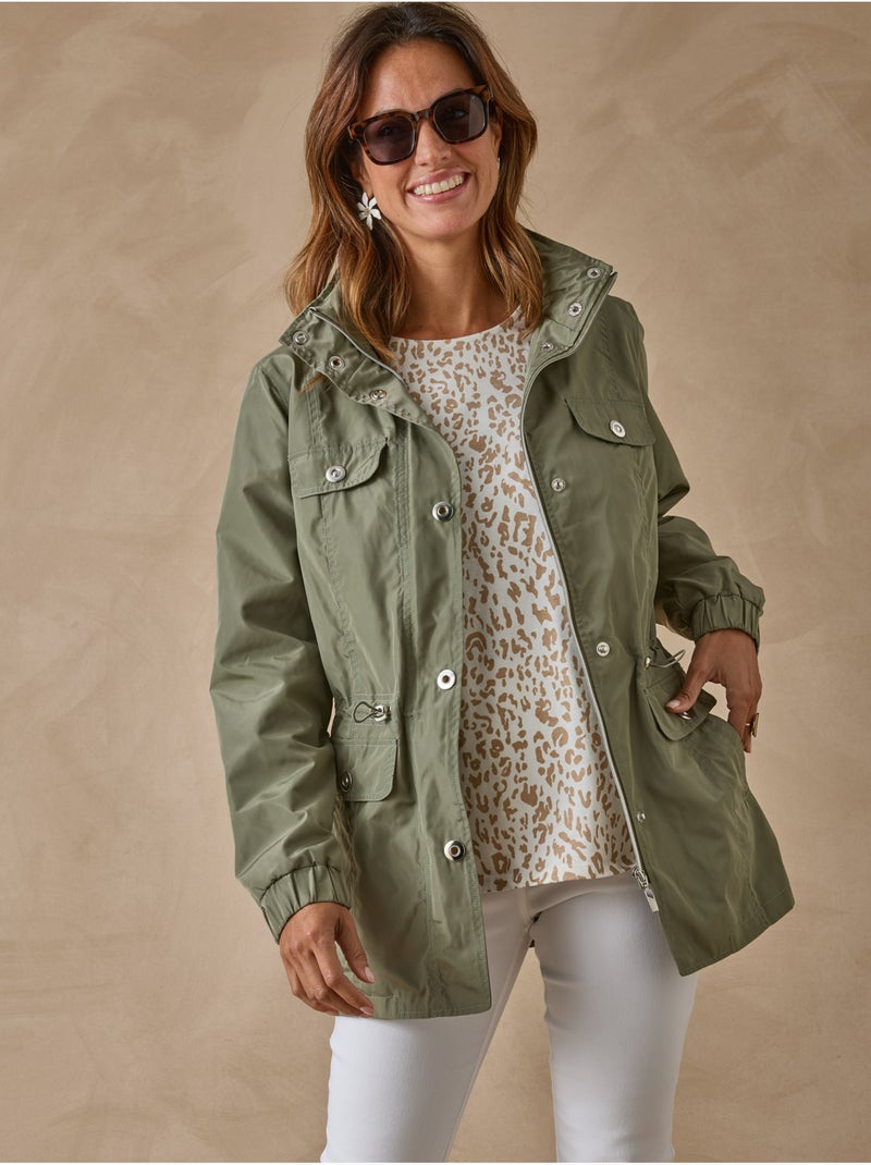 Parka déperlante - DAXON Kaki - Kiabi