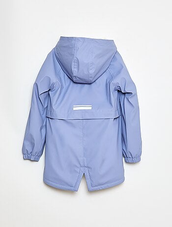 Parka déperlante à capuche entièrement doublée