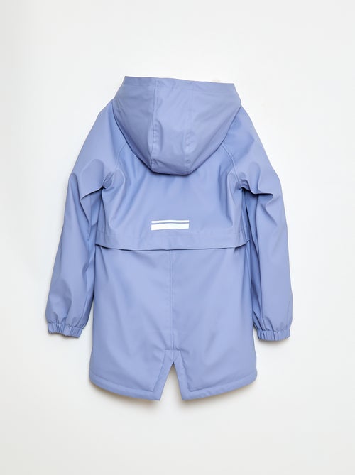 Parka déperlante à capuche entièrement doublée - Kiabi