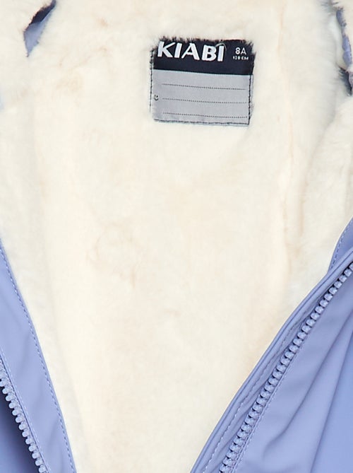Parka déperlante à capuche entièrement doublée - Kiabi