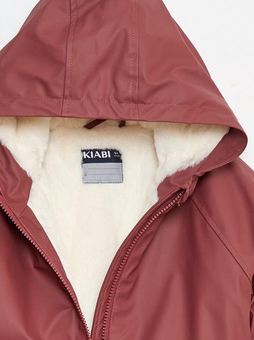 Parka déperlante à capuche entièrement doublée - Kiabi