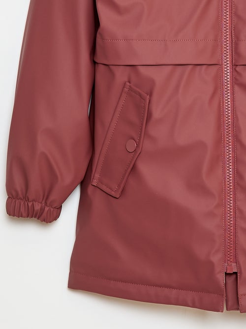 Parka déperlante à capuche entièrement doublée - Kiabi