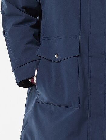Parka déperlante à capuche moutonnée